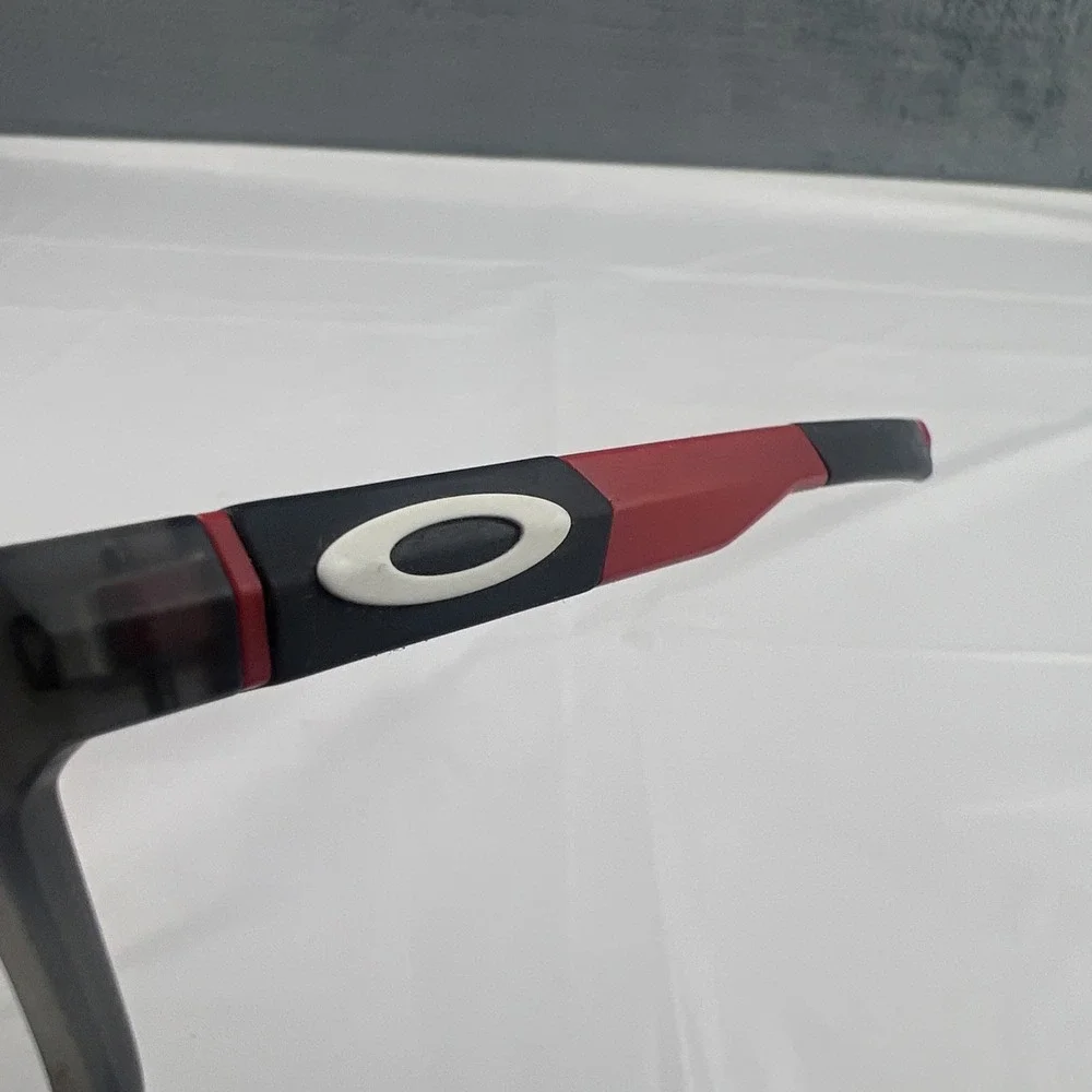 Oakley OY8007 0250 Field Day Youth Glasses Satin Grey Smoke Red 50-15-128 #2